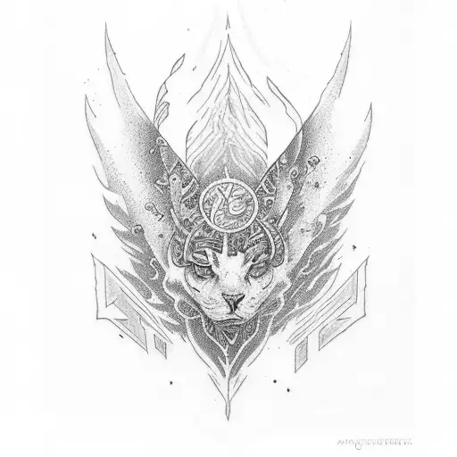 Gonzalez in old english with some dripping texture  tattoo design idea