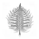 Fern Tree tattoo design idea