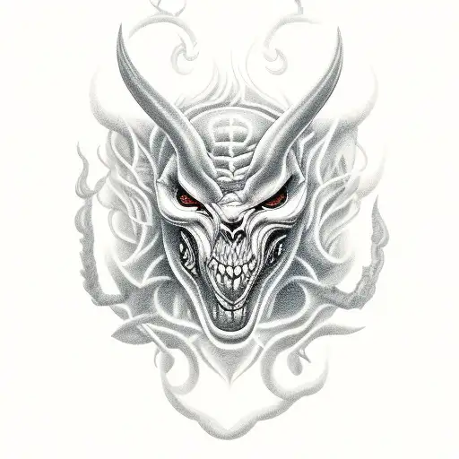 sisifos with devil tattoo design idea