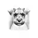 miniature schnauzer  tattoo design idea