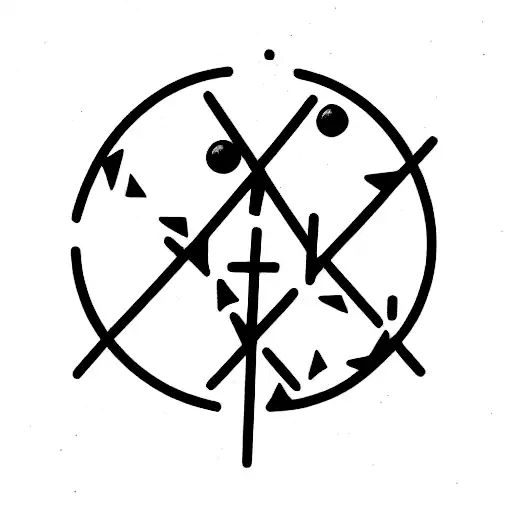 Anarcho pacifism tattoo design idea