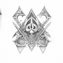Ace of Spades tattoo design idea