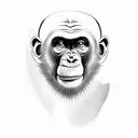 chimpanzee welding tattoo design idea