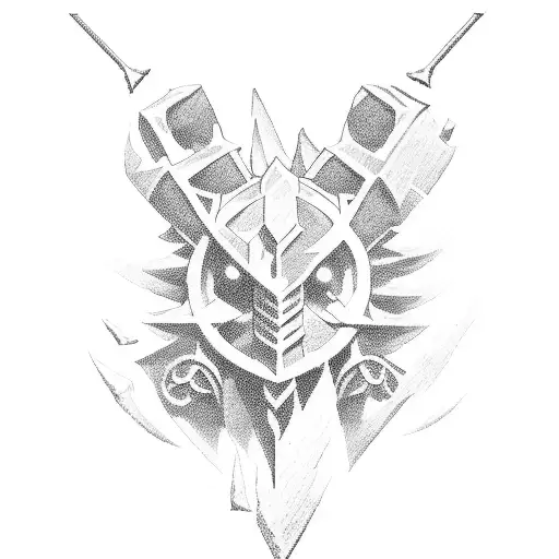 Old school runescape tattoo design idea