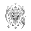 Old school runescape tattoo design idea