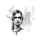 Cyberpunk 2077 tattoo design idea