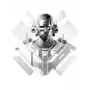 Cyberpunk 2077 tattoo design idea