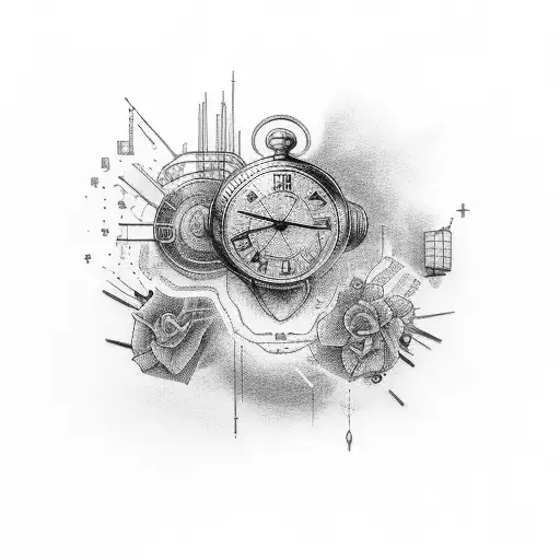 time tattoo connecting to an already existing changes tattoo tattoo design idea