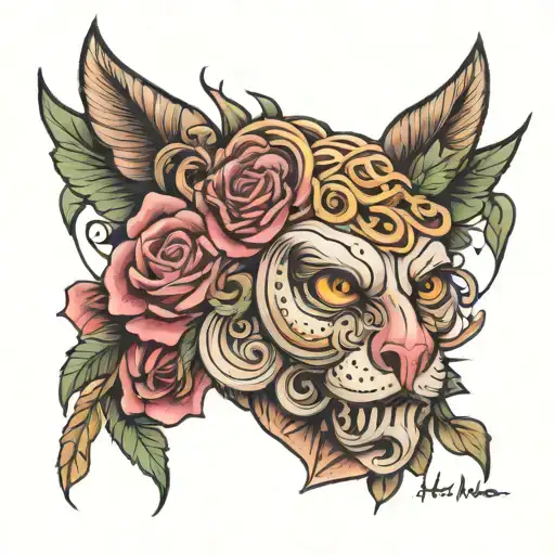 Ham tattoo design idea