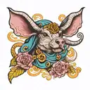 Ham tattoo design idea