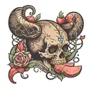 Ham tattoo design idea