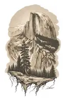 the cables at half dome   tattoo design idea