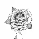 flower pooh tattoo design idea