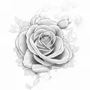 flower pooh tattoo design idea