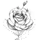 flower pooh tattoo design idea