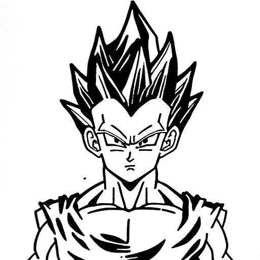 Gohan super saiyan 2 inside yggdrasil tattoo design idea