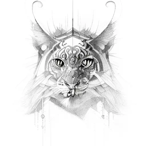 amor tattoo design idea