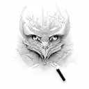 amor tattoo design idea