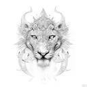 amor tattoo design idea