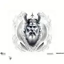 odin tattoo design idea