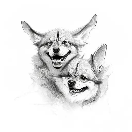 cerberus  tattoo design idea