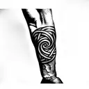handball player, celt knots, Cristian  tattoo design idea