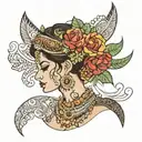 paki woman wedding tattoo tattoo design idea