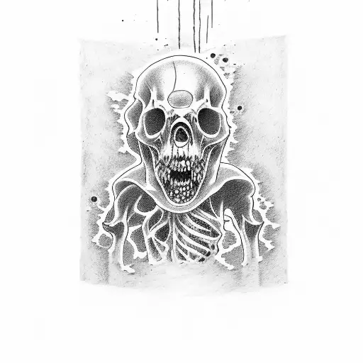 the walking dead tattoo design idea