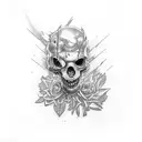 the walking dead tattoo design idea