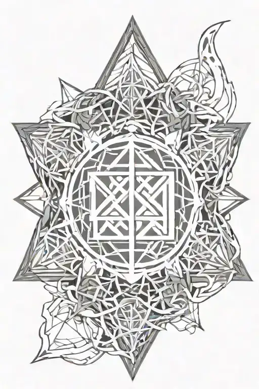 logos of the bands Bring me the horizon and Linkin park tattoo design idea