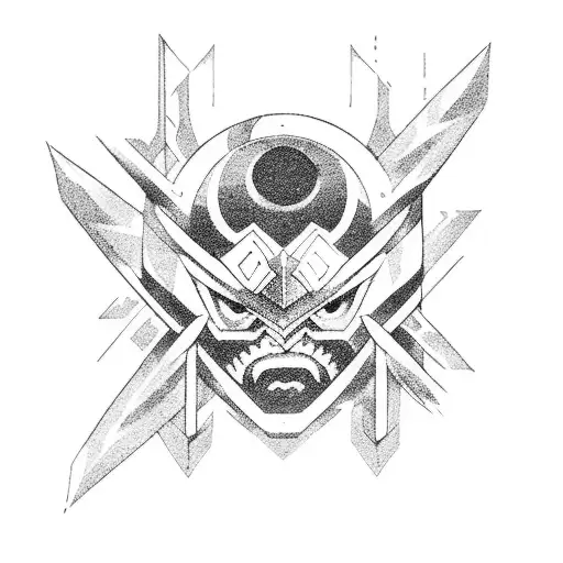 gurren lagann drill tattoo design idea