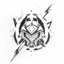 gurren lagann tattoo design idea