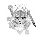 shiv tattoo design idea