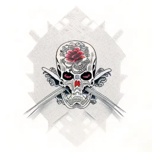 Death, Perseverance, Acceptance tattoo design idea