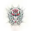 Death, Perseverance, Acceptance tattoo design idea