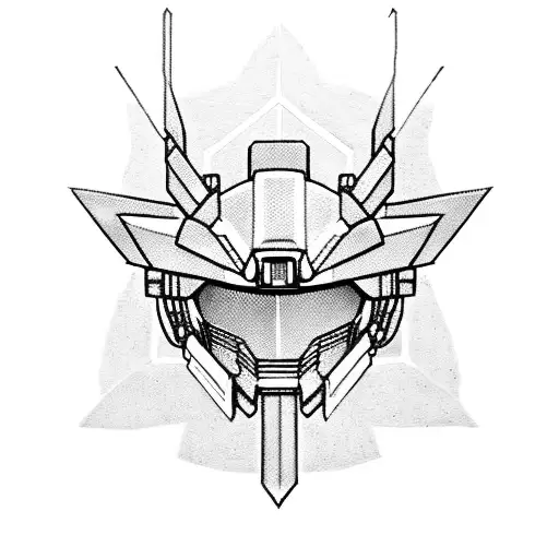 Gundam tattoo design idea
