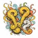 turn question marks into exclamation marks tattoo design idea