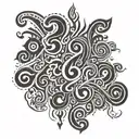 turn question marks into exclamation marks tattoo design idea