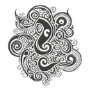 turn question marks into exclamation marks tattoo design idea