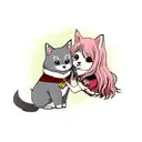 amor a mascota  tattoo design idea