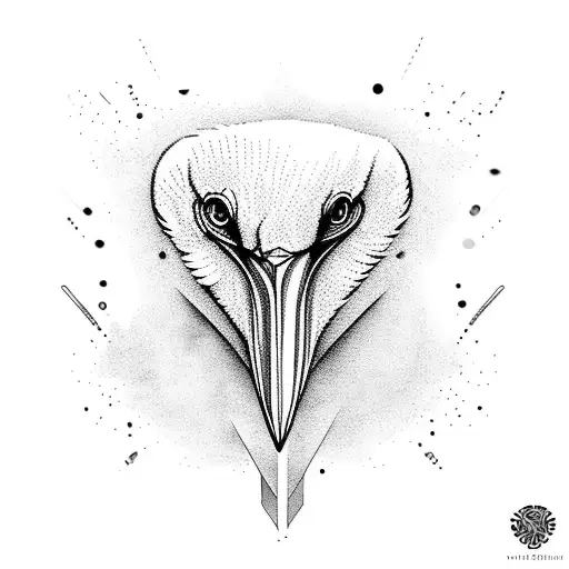 pelican self-sacrificing tattoo design idea