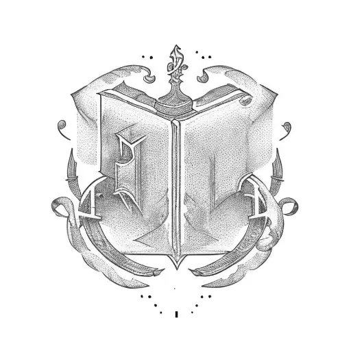 Roman Numeral 197 with You-n-Me in cursive in the middle tattoo design idea