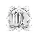 use the Roman Numeral 197 with You-n-Me in cursive in the middle tattoo design idea