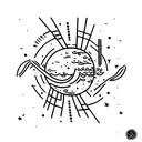 comet tattoo design idea