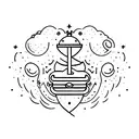 comet tattoo design idea