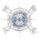 constellation Gemini and Taurus   tattoo design idea