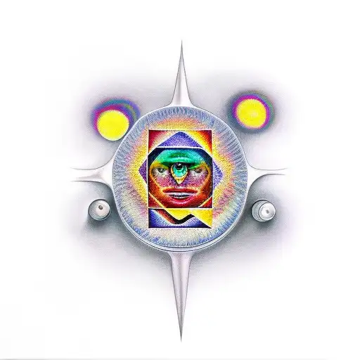 alex grey tool band tattoo design idea