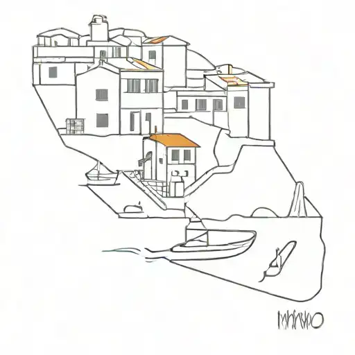 little venice mykonos tattoo design idea