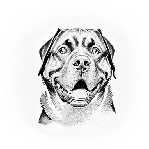 Tribal Rottweiler 989+ Rottweiler Tattoos in 2026 - BlackInk AI