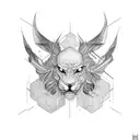 tricep tattoo design idea